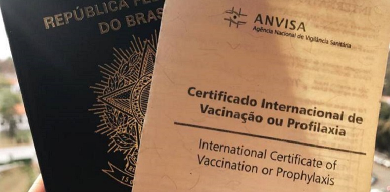 Passaporte e Certificado de Vacinação Internacional