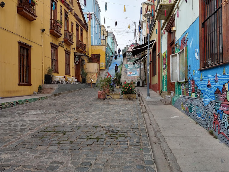 rua do cerro em valparaiso