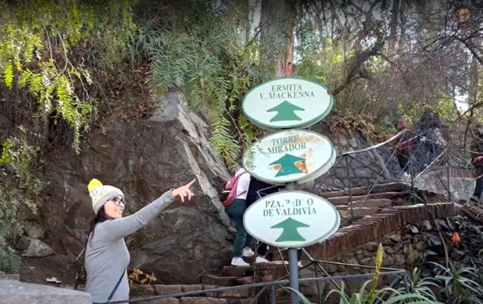 Atrações do Cerro Santa Lucía