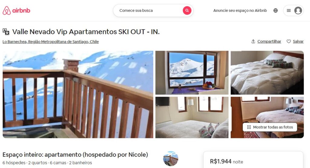 Airbnb Valle Nevado