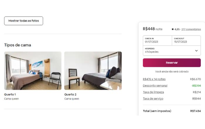 Aluguel de apartamento no Chile pelo Airbnb