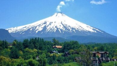 Vulcao Villarrica no Chile