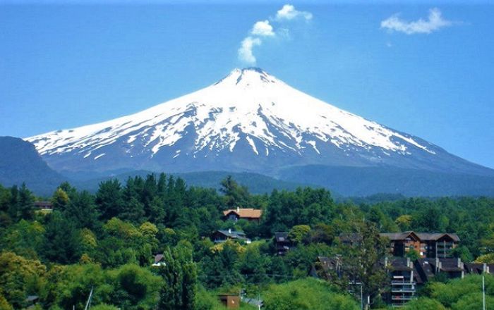 Vulcao Villarrica no Chile