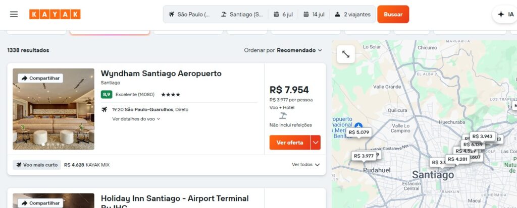Pacote para o Chile 2026 Kaiak